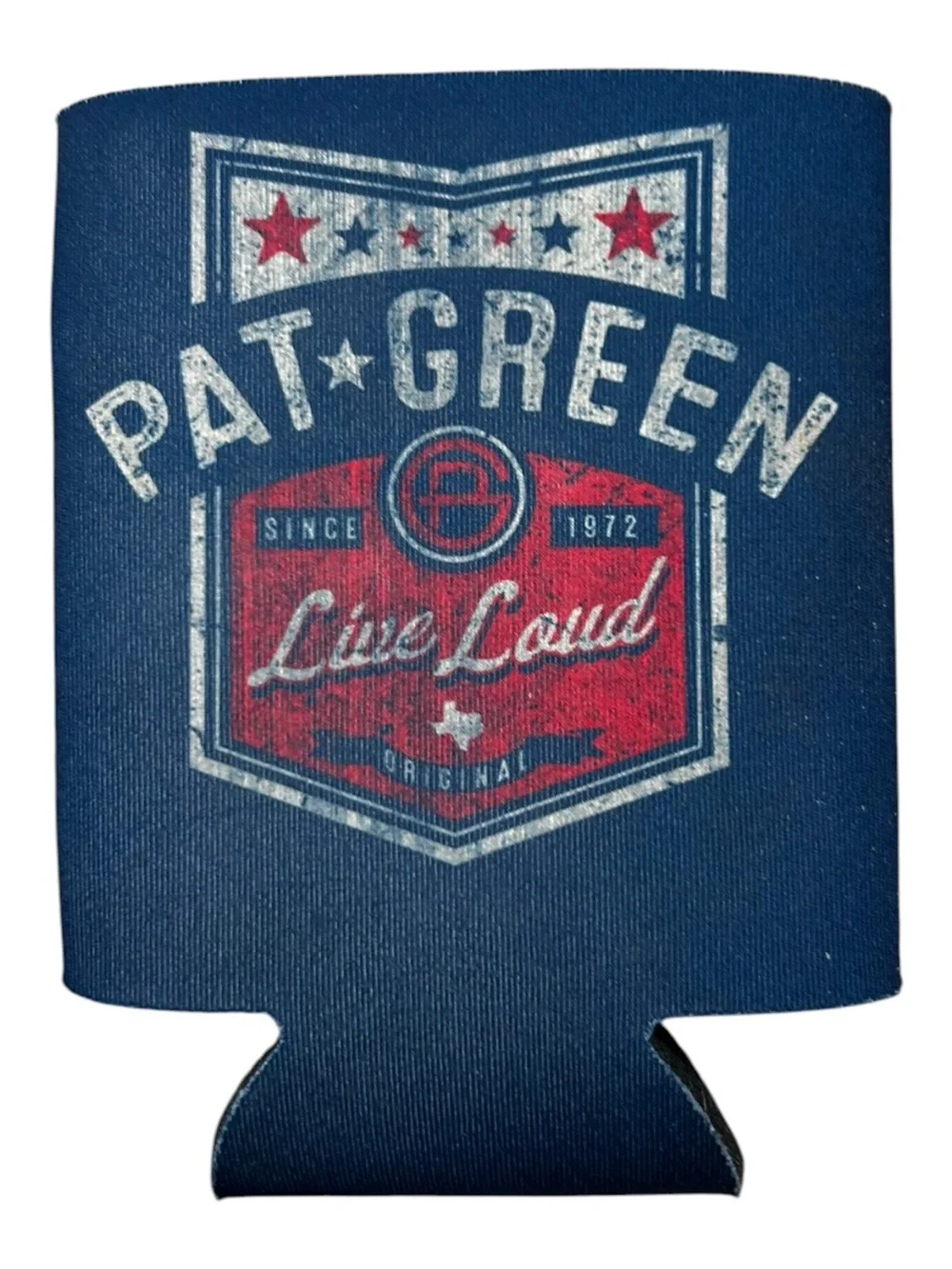 Set of 3 Texas Country Music Can Koozies Pat Green Stoney LaRue Randy Rogers TX